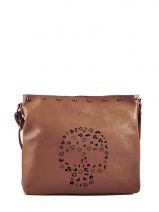 Cross Body Tas Heavy Metal Le temps des cerises Bruin heavy metal LTC7509