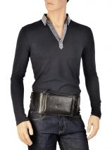 Sac Banane Francinel Noir palerme 1161-vue-porte