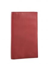 Porte-chéquier Cuir Katana Rouge marina 753008
