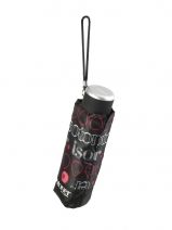 Parapluie Pliant Isotoner Noir parapluie 9137-vue-porte