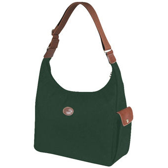 Longchamp Le pliage original Schoudertas Groen