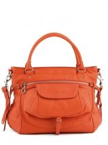 Sac Port Main Soft Vintage Nova Cuir Lancaster Orange soft vintage nova 5767