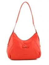 Schoudertas Mademoiselle Candice Leder Lancaster Oranje mademoiselle candice 572-71