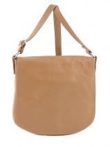 Schoudertas Caviar Leder Milano Bruin caviar 145