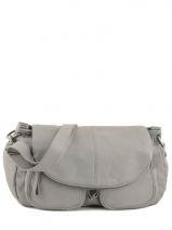 Cross Body Tas Lola Leder Vintage Leder Nat et nin Grijs vintage LOLA