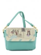 Sac Bandoulire Picture Cuir Barbara rihl Bleu picture B50BIL