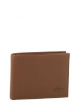 Portefeuille Foulonne Leder Yves renard Bruin foulonne 2306