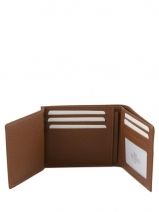 Portefeuille Foulonne Cuir Yves renard Bleu foulonne 2306-vue-porte