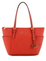 Cabas Jet Set Item Cuir Michael kors Orange jet set item F2GTTT8L