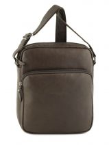 Sac Bandoulire Lancaster Marron soft vintage homme 320-12