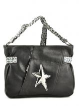 Sac Bandoulire Bright Aspect Lopard Thierry mugler Noir bright MT1U8F
