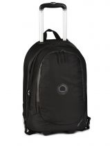 Sac  Dos Roulettes Delsey Noir quartier latin + 3191650