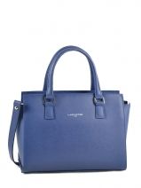 Sac Trapze Intemporelle Cuir Lancaster Bleu intemporelle 12102002