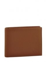 Portefeuille Cuir Yves renard Marron foulonne 2307