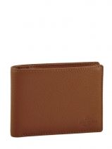 Portefeuille Cuir Yves renard Marron foulonne 2374