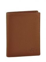 Portefeuille Cuir Yves renard Marron foulonne 23419