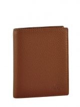 Portefeuille Cuir Yves renard Marron foulonne 23425