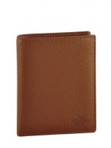 Portefeuille Cuir Yves renard Marron foulonne 23426