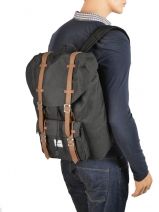 Sac  Dos 1 Compartiment + Pc 13" Herschel Beige classics 10020-vue-porte