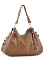 Shoppingtas Caviar Leder Milano Bruin caviar 183