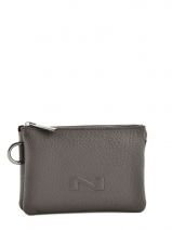 Porte-monnaie Original N Cuir Nathan baume Gris nathan 1932 302N