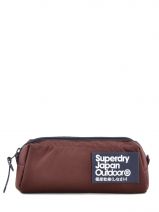 Trousse 1 Compartiment Superdry Marron backpack US9JG019
