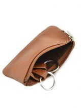 Porte-monnaie Cuir Yves renard Orange foulonne 2310-vue-porte