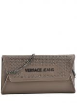 Porte-monnaie Versace jean's Marron linea h E3VIBPH4