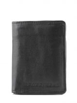 Portefeuille Leder Cowboysbag Zwart vegetal 1537