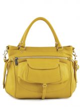 Sac Port Main Soft Vintage Nova Cuir Lancaster Jaune soft vintage nova 5767