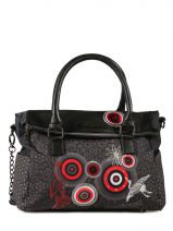 Shoppingtas Brooklyn Fun Geisha Desigual Zwart brooklyn fun geisha 51X59H5