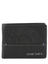 Portefeuille Cuir Diesel Noir apache DJQ21712