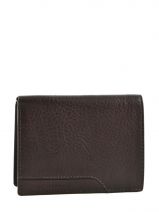 Portefeuille Leder Yves renard Bruin bovino 70419