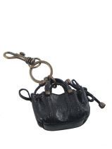 Porte-clefs Cuir Gerard darel Noir sorrento 893-J464