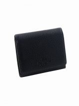 Portemonnee Leder Yves renard Zwart foulonne 23808