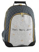 Sac  Dos 2 Compartiments Karl marc john Gris star 738936