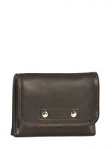 Porte-monnaie Cuir Foures Noir baroudeur 917