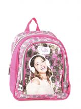 Sac  Dos 1 Compartiment Violetta Multicolore music PL10VI14