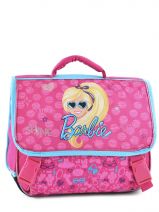 Boekentas 2 Compartimenten Barbie Roze time to shine B15