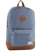 Sac  Dos Heritage 1 Compartiment + Pc 15'' Herschel Bleu classics 10007