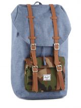 Sac  Dos Little America 1 Compartiment + Pc 15'' Herschel Bleu classics 10014