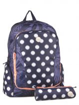 Rugzak 3 Compartimenten Met Gratis Pennenzak Roxy Veelkleurig backpack JBP03112