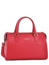 Sac Polochon Adele Cuir Lancaster Rouge adele 421-45