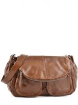Cross Body Tas Lola Leder Vintage Leder Nat et nin Grijs vintage LOLA