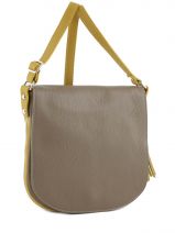 Schoudertas Caviar Leder Milano Grijs caviar 145