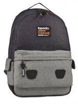 Sac  Dos 1 Compartiment Superdry Bleu backpack U91LC009