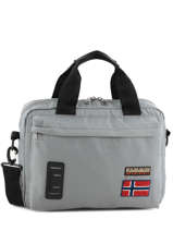 Porte-ordinateur 2 Compartiments Napapijri Gris nordland 5ANN5Z33