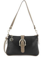 Minitasje Caviar Leder Milano Zwart caviar 127