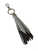 Tassensierraad Leder Lancel Zwart charms A07305