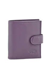 Portemonnee Leder Katana Violet daisy 553035